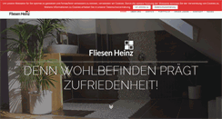 Desktop Screenshot of fliesen-heinz.de