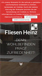 Mobile Screenshot of fliesen-heinz.de